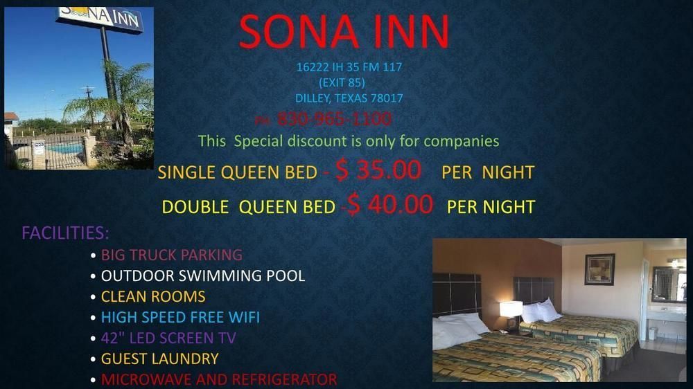 Sona Inn Dilley Εξωτερικό φωτογραφία